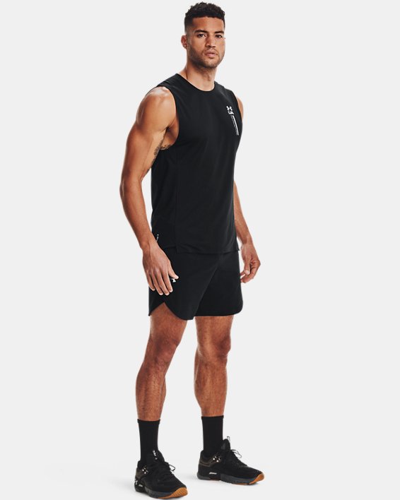 Men's UA Iso-Chill Perforated Sleeveless, Black, pdpMainDesktop image number 0